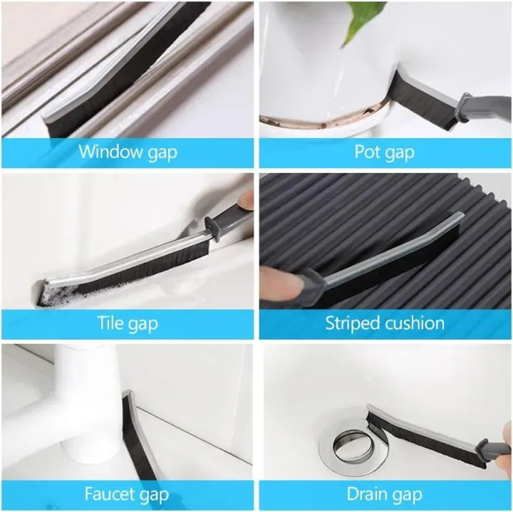 2 PCS Hard Bristle Crevice Cleaning Brush