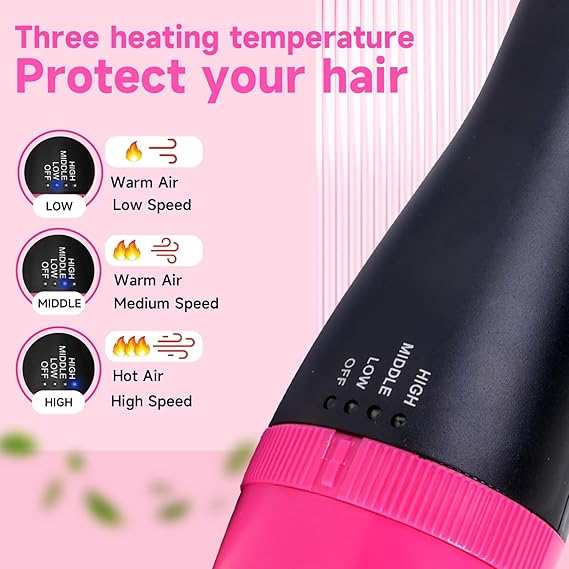 One Step Hot Air Brush (Dryer + Styler)