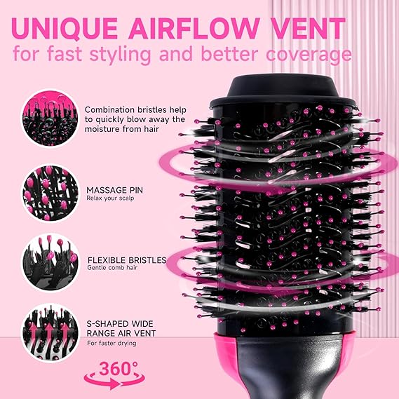 One Step Hot Air Brush (Dryer + Styler)